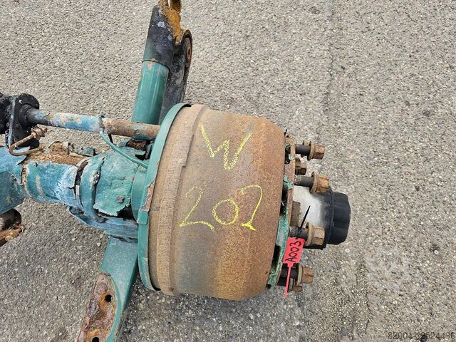 Axle ROR tmt 9 tons traileraxle single tires.