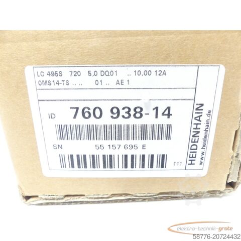 Component Heidenhain LC 495S ML: 720 mm . 760 938-14 SN:55157695E - ! -