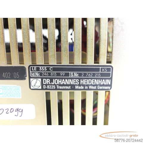 Component Heidenhain LE 335 C . 246 819 99 SN:2762213 generalüberholt mit 6 Monaten Gewährleistung!