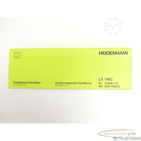 Component Heidenhain LS 186C ML 540 Id. 336 963-16 SN:23617469H + AE LS 186C - ungeb.! -