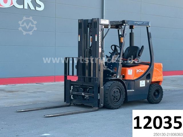 Front loader forklift DOOSAN D30 GP / 34kW / Seitenhub /4,71m Hub./ken