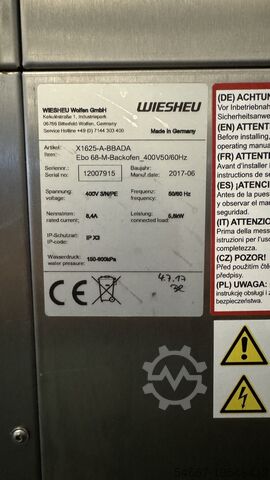 Wiesheu EBO 60x80 Wiesheu Combi Stonefloor Oven