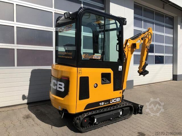 Mini excavator JCB 19C-1 / 10h 2023 / Löffelpaket / Schnellwechsler