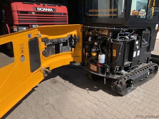 Mini excavator JCB 19C-1 / 10h 2023 / Löffelpaket / Schnellwechsler
