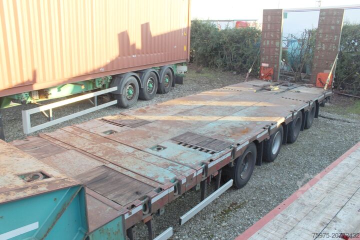Lowbed semitrailer for transportation of construction machinery De angelis carrellone allungabile eccezionale usato