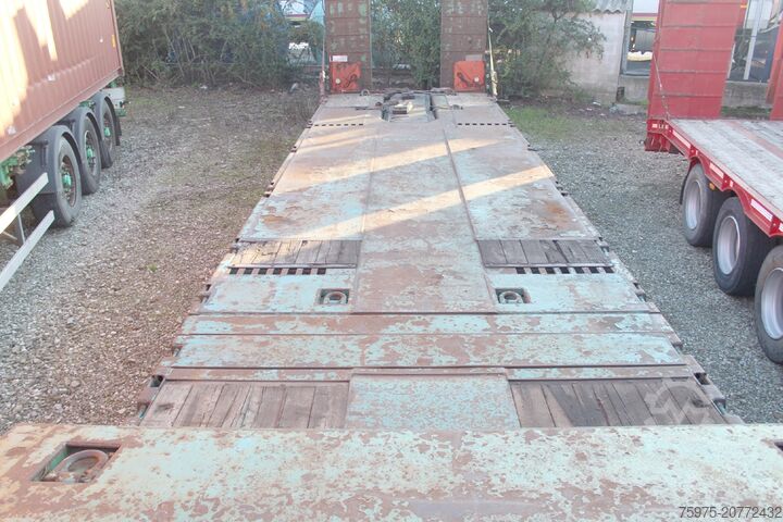 Lowbed semitrailer for transportation of construction machinery De angelis carrellone allungabile eccezionale usato