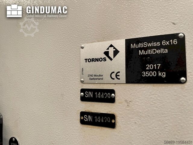 Schweizer Drehmaschine TORNOS MultiSwiss 6x16