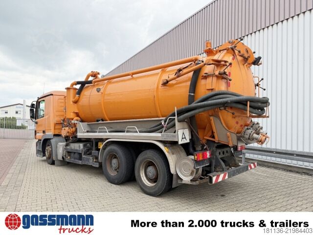 Kehrmaschine Mercedes-Benz Actros 2636 6x4, Tollense Saugwagen ca. 13m³