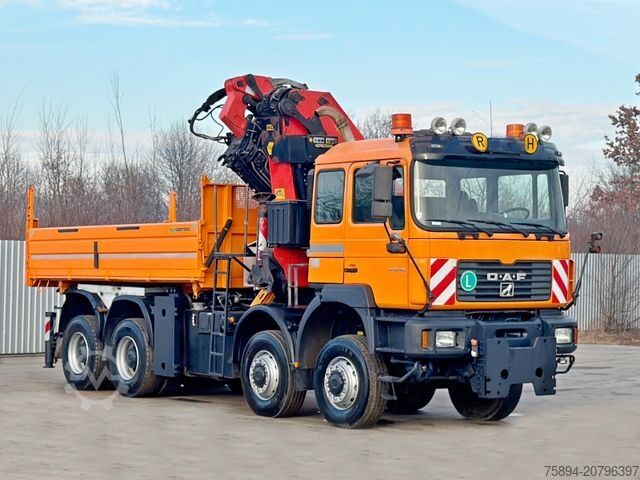 Kipper LKW MAN 35.414 * PALFINGER PK 36002 +FUNK / 8x6