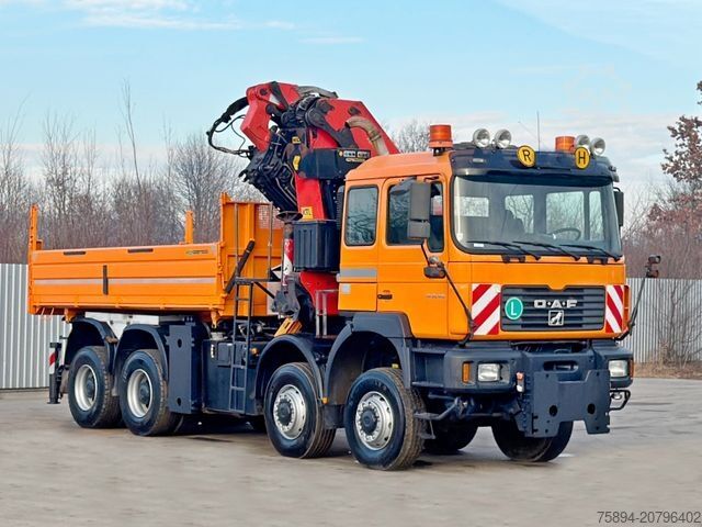 Truck mounted crane MAN 35.414 * PALFINGER PK 36002 +FUNK / 8x8