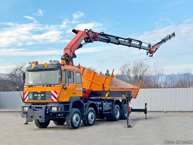 Truck mounted crane MAN 35.414 * PALFINGER PK 36002 +FUNK / 8x8
