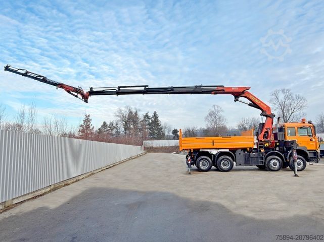 Truck mounted crane MAN 35.414 * PALFINGER PK 36002 +FUNK / 8x8