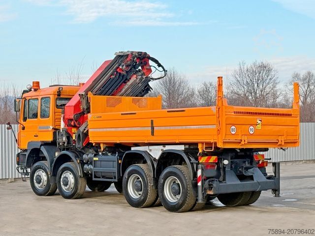Truck mounted crane MAN 35.414 * PALFINGER PK 36002 +FUNK / 8x8