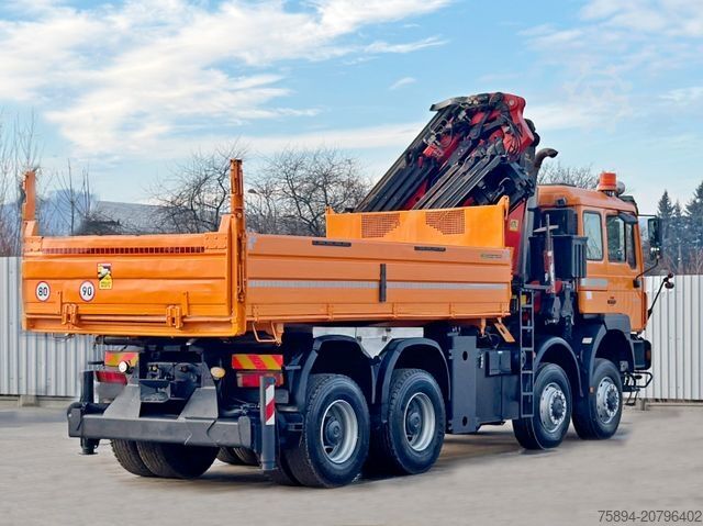 Truck mounted crane MAN 35.414 * PALFINGER PK 36002 +FUNK / 8x8