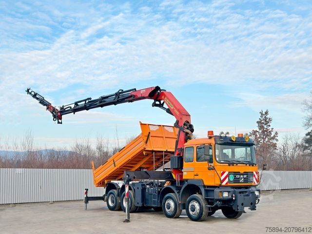 Autokran MAN 35.414 * PALFINGER PK 36002 +FUNK / 8x6