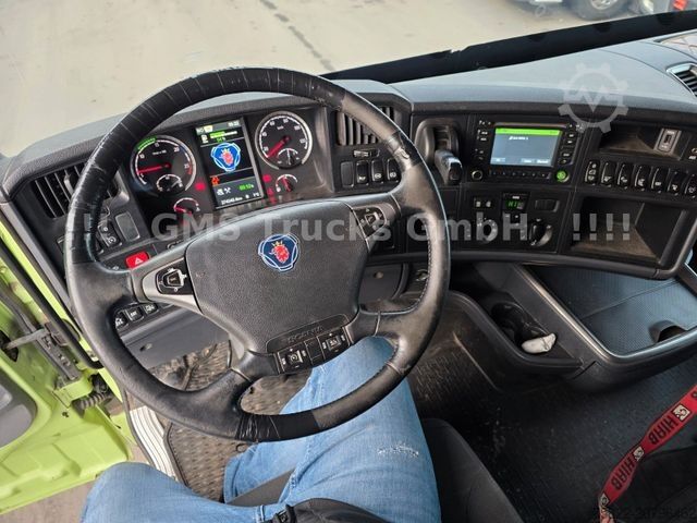 Dreiseitenkipper LKW SCANIA R490 / 6X4 / Blatt / 18m Hiab Kran
