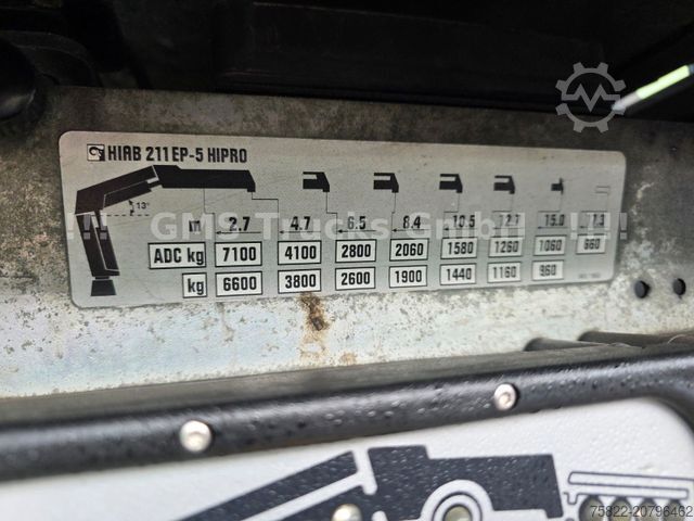 Dreiseitenkipper LKW SCANIA R490 / 6X4 / Blatt / 18m Hiab Kran