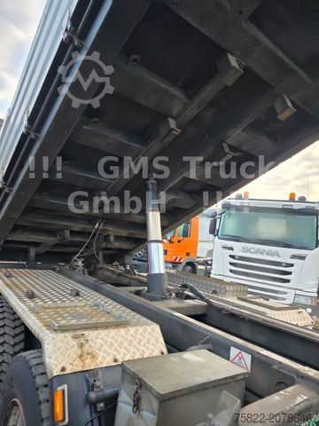 Kipper LKW SCANIA R490 / 6X4 / Blatt / 18m Hiab Kran