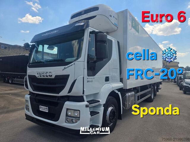 Refrigerated truck Iveco STRALIS 260S36 CELLA 8,60 SPONDA EURO 6