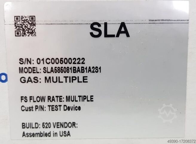 New digitally controlled MFC mass flow controller for gas, SLA5800 Biotech MassFlowController BROOKS INSTRUMENT SLA585081BAB1A2S1