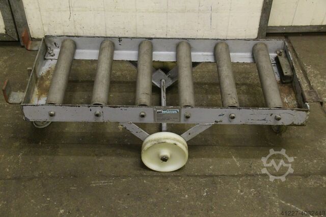 Rollenbahn 0,8 m auf Räder Wasmer Rollenbreite 400 mm