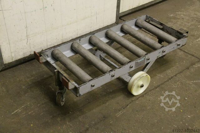 Rollenbahn 0,8 m auf Räder Wasmer Rollenbreite 400 mm