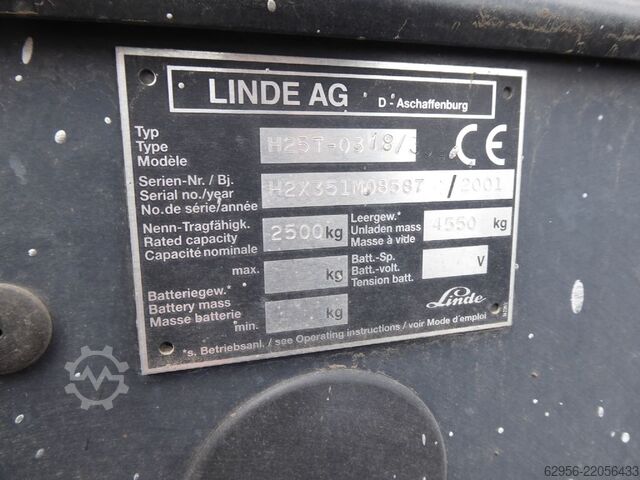 LPG Forklifts Linde H25T-03