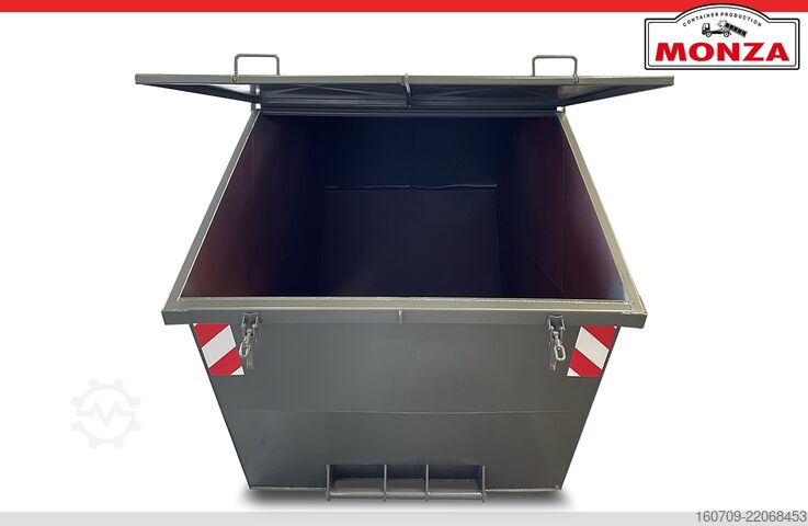 Absetzcontainer Monza 10 m³ - Absetzmulde - Stahldeckel