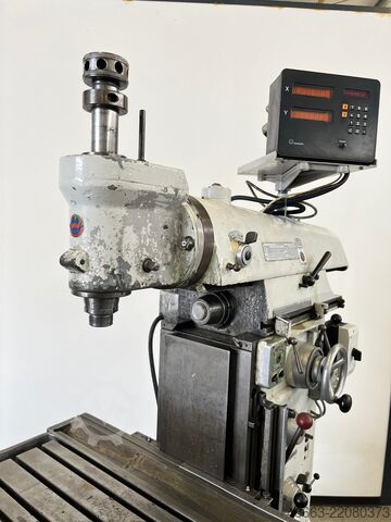 Universal milling machine + accessories + digital readout Thiel Duplex 158
