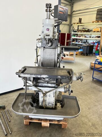 Universal milling machine + accessories + digital readout Thiel Duplex 158
