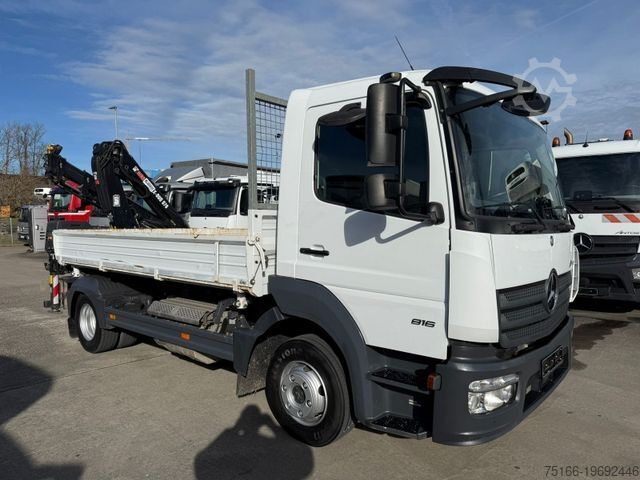 Kipper LKW MERCEDES-BENZ ATEGO 816 Kipper 2-Seiten*KRAN HIAB X 078*2xAHK