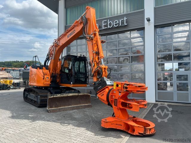 Kettenbagger KOBELCO ED160 BR-7 / 1.100h! / Woodcracker Löffelpaket
