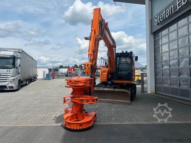 Chain excavator KOBELCO ED160 BR-7 / 1.100h! / Woodcracker Löffelpaket