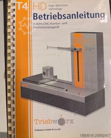 CNC Kontur- und Rauheitsmesssystem Triebworx T4HD