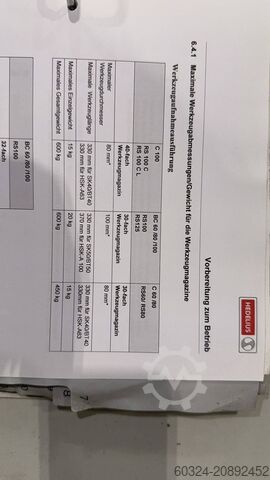 CNC Bearbeitungszentrum - Fahrständer HEDELIUS C60 - 2000