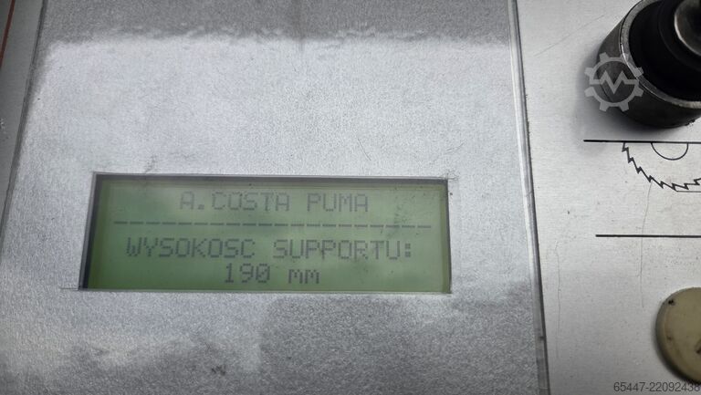 A.COSTA PUMA double-shaft multirip saw, 2x55 kW a.costa puma