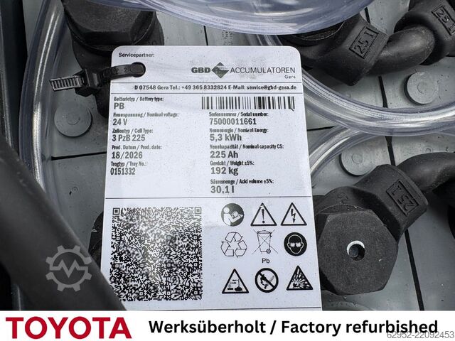 High Lift stacker Toyota SWE 120 L /Akku neu!