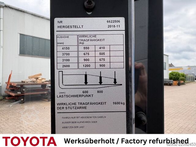 High Lift stacker Toyota SWE 120 L /Akku neu!