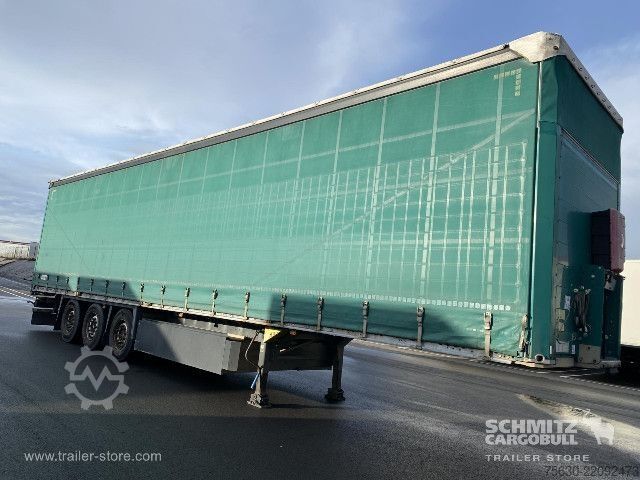 Open semitrailer with tarp Schmitz Cargobull Semitrailer Curtainsider Coil