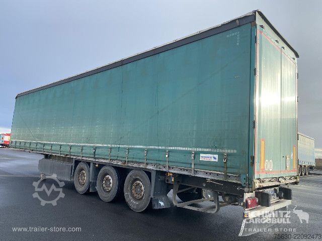 Open semitrailer with tarp Schmitz Cargobull Semitrailer Curtainsider Coil