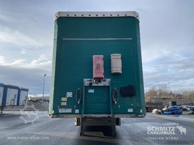 Open semitrailer with tarp Schmitz Cargobull Semitrailer Curtainsider Coil