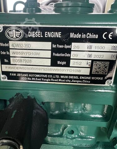 Emergency generator Newpower Generator Notstromaggregat Notstromaggregat 30kVA 24kW NWK33 Stroma
