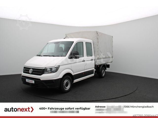 Curtain sider van VOLKSWAGEN Crafter 35 DoKa 4MOTION *Pritsche+Plane* AHK 2,5