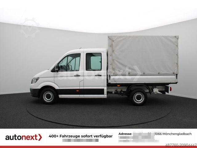 Curtain sider van VOLKSWAGEN Crafter 35 DoKa 4MOTION *Pritsche+Plane* AHK 2,5