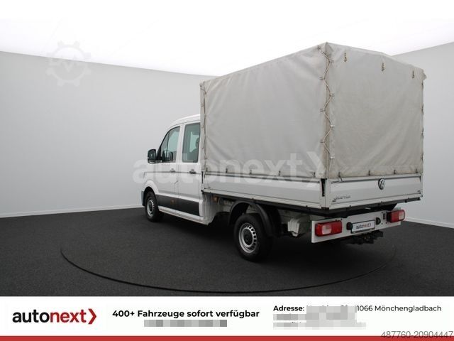 Curtain sider van VOLKSWAGEN Crafter 35 DoKa 4MOTION *Pritsche+Plane* AHK 2,5