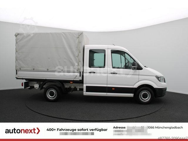 Curtain sider van VOLKSWAGEN Crafter 35 DoKa 4MOTION *Pritsche+Plane* AHK 2,5