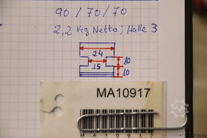 Interchangeable jaws unbekannt Breite 24 mm