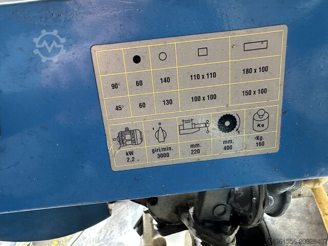 Circular saw for light metal & aluminium METALLKRAFT LMS 400