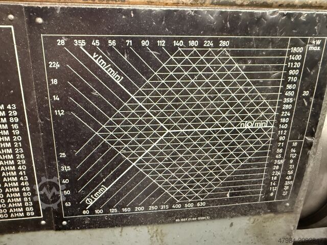 Center lathe HEIDENREICH & HARBECK HAMBURG 540