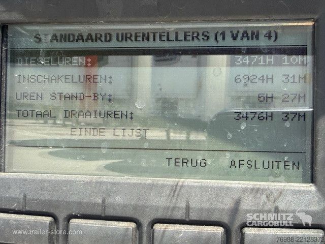 Reefer semitrailer SOR Iberica Tiefkühler Multitemp Trennwand Ladebordwand